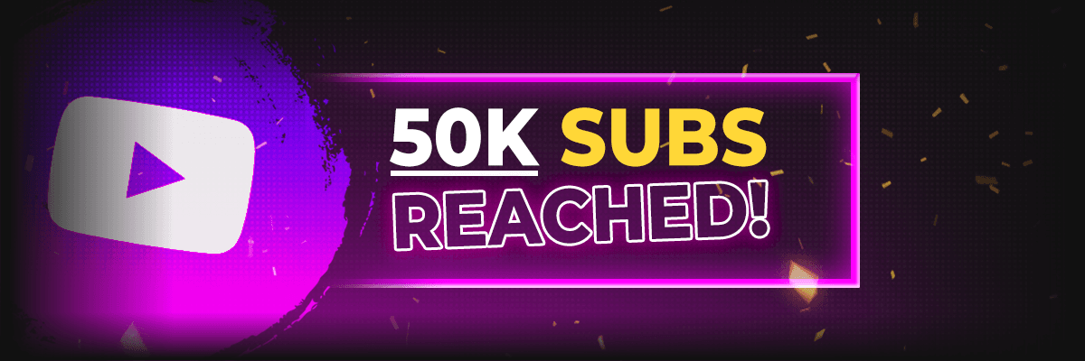 50K YouTube subscriber giveaway